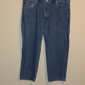 Levi's Blue Corduroy Pants Straight-Leg PC-01550-4891